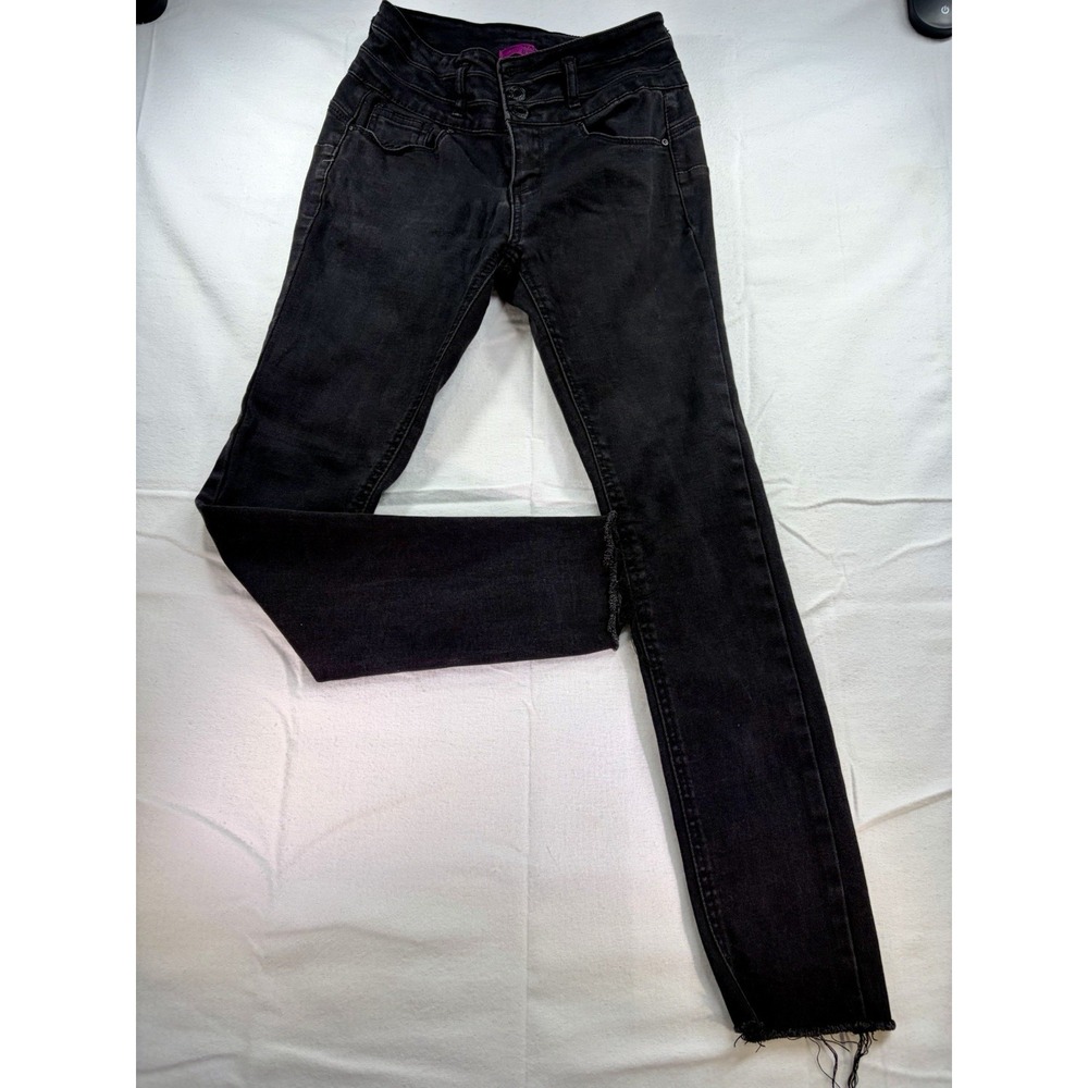 Wax Jean Butt I Love You Black High Rise Skinny Jeans Size 3  Womens Pants